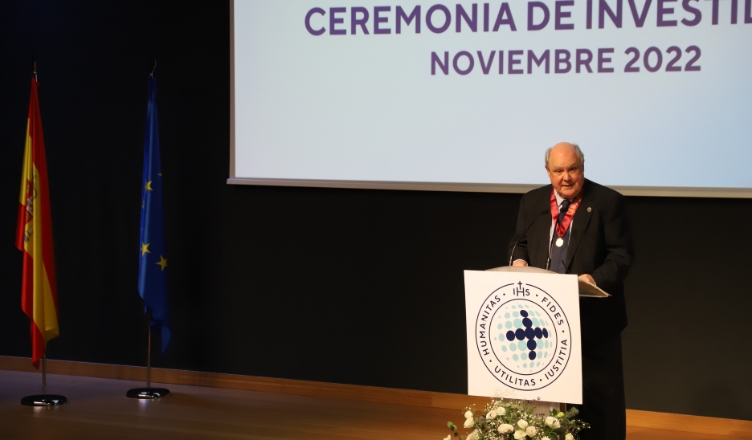 El presidente del patronato de la Fundacion Universidad Loyola Andalucia Jaime Oraa SJ