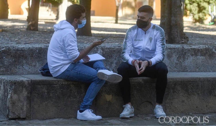 Jesus Ventura en una entrevista en Cordoba