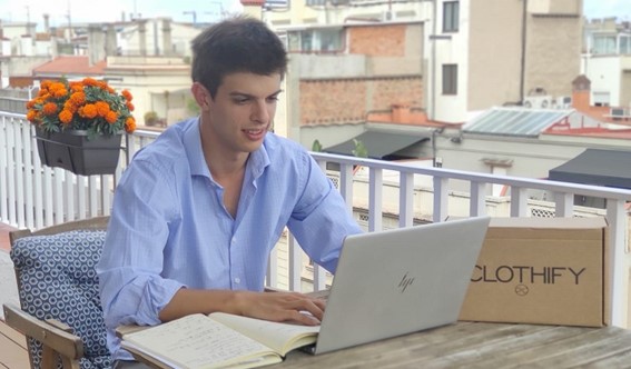 Ramón Borruel, alumni del Doble Máster en Ingeniería Industrial y MBA: «Con Clothify queremos revolucionar el mundo de la moda»