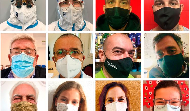 Un estudio visual analiza cómo influyeron las mascarillas en las relaciones humanas durante la pandemia