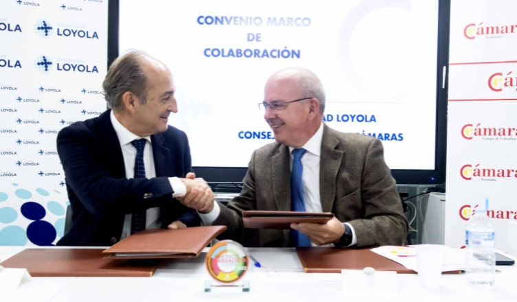 La Universidad Loyola y Cámaras Andalucía acuerdan conectar a sus estudiantes con las empresas y fomentar el emprendimiento