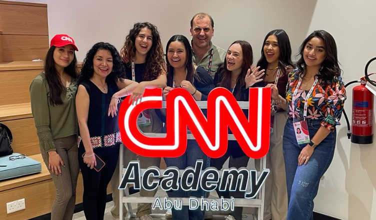 Estudiantes del Máster en Periodismo Digital disfrutan de una semana periodística inmersiva en CNN Academy Abu Dhabi