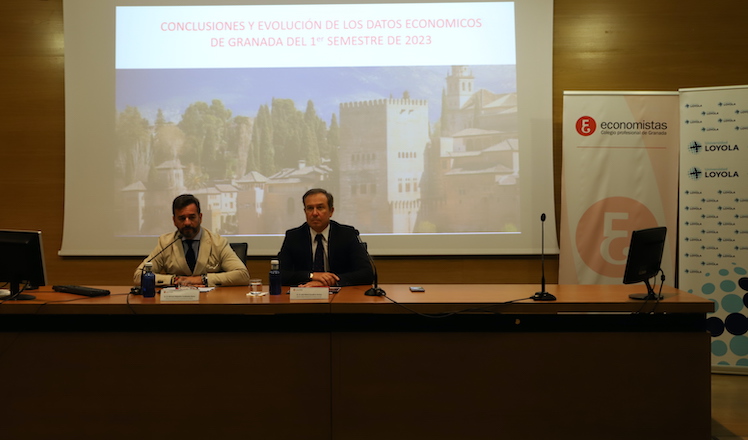 Manuel Alejandro Cardenete y Jose Maria Escudero durante la presentacion del BEG 2