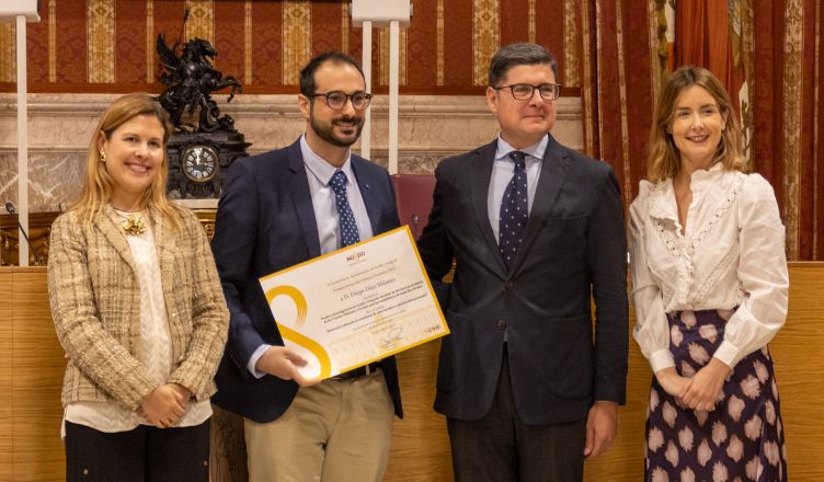 Diego Díaz Milanés recibe el Premio Joven a la Cultura Científica 2023 del Ayuntamiento de Sevilla por su trabajo sobre ecosistemas de salud mental en contextos internacionales