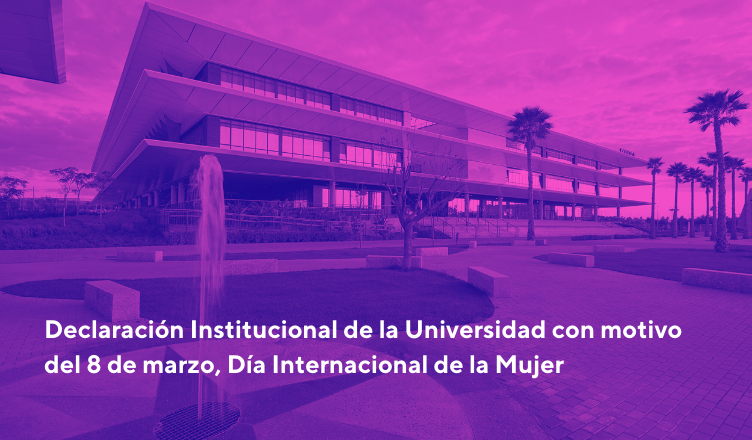 Declaración Institucional de la Universidad con Motivo del 8 de marzo, Día Internacional de la Mujer