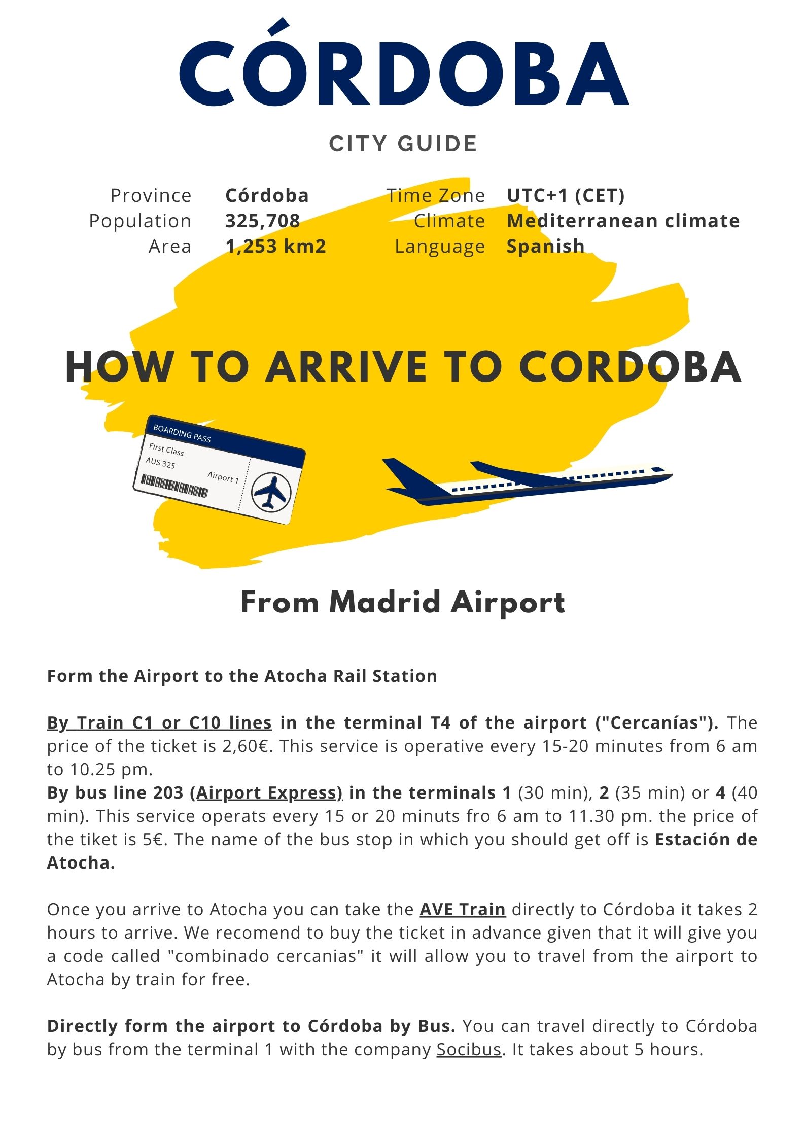 CORDOBA CITY GUIDE